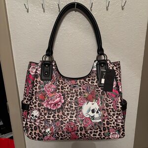 Ed Hardy Leopard Tote Bag